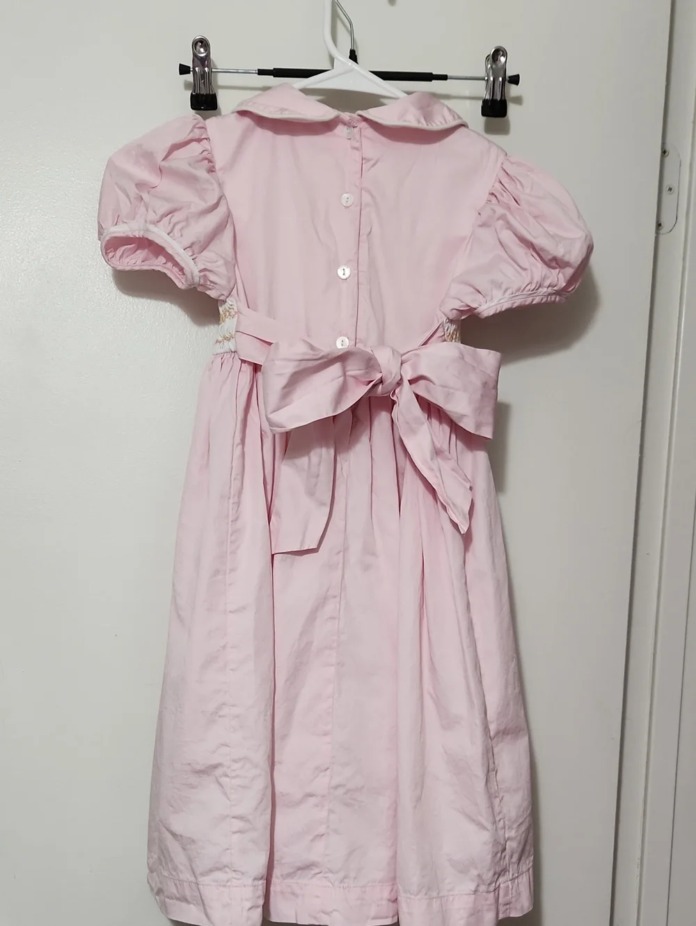Pettigirl Pink Smocked Dress Sz 6 100% Cotton Barbiecore Barbiecore